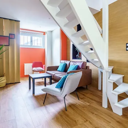 Ilbetea - Ideal Couple - Duplex Confort - A 400 M - Parking Apartment Saint-Jean-de-Luz